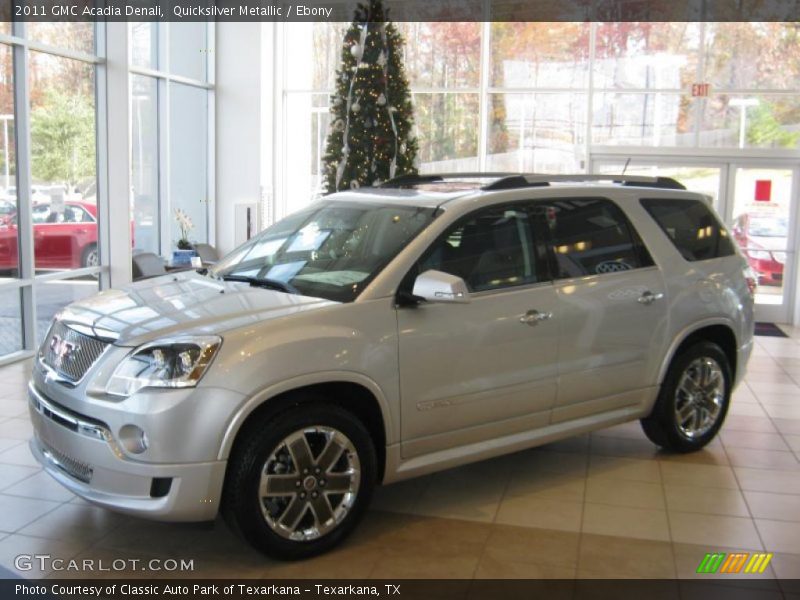 Quicksilver Metallic / Ebony 2011 GMC Acadia Denali