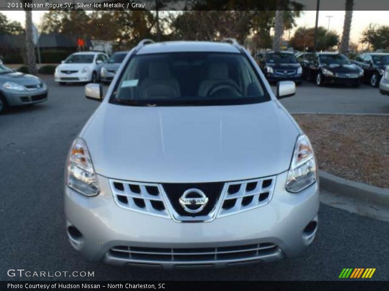 Silver Ice Metallic / Gray 2011 Nissan Rogue SV