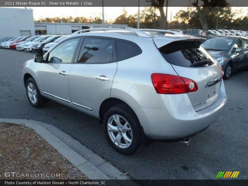 Silver Ice Metallic / Gray 2011 Nissan Rogue SV