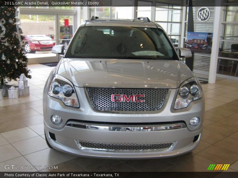Quicksilver Metallic / Ebony 2011 GMC Acadia Denali