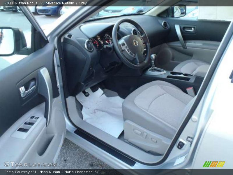 Silver Ice Metallic / Gray 2011 Nissan Rogue SV