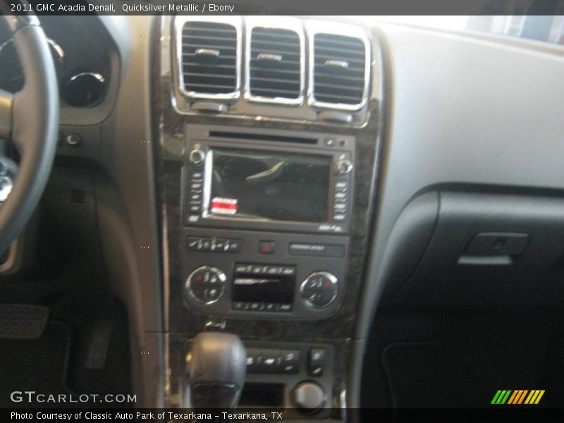 Quicksilver Metallic / Ebony 2011 GMC Acadia Denali