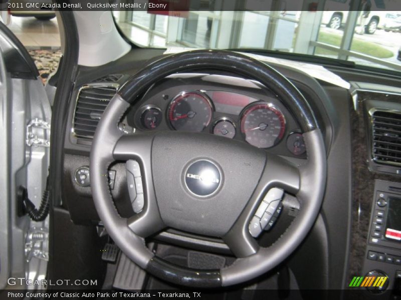 Quicksilver Metallic / Ebony 2011 GMC Acadia Denali