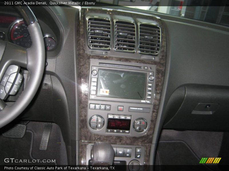 Quicksilver Metallic / Ebony 2011 GMC Acadia Denali