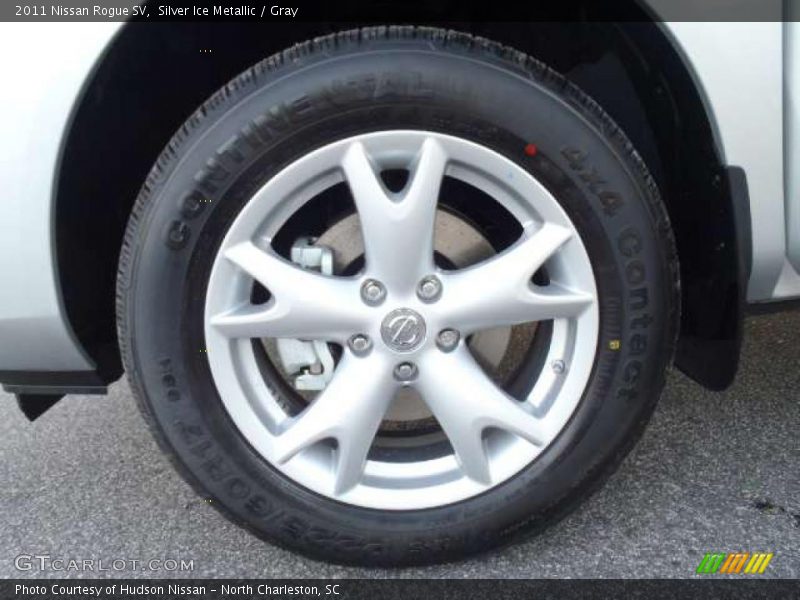 Silver Ice Metallic / Gray 2011 Nissan Rogue SV