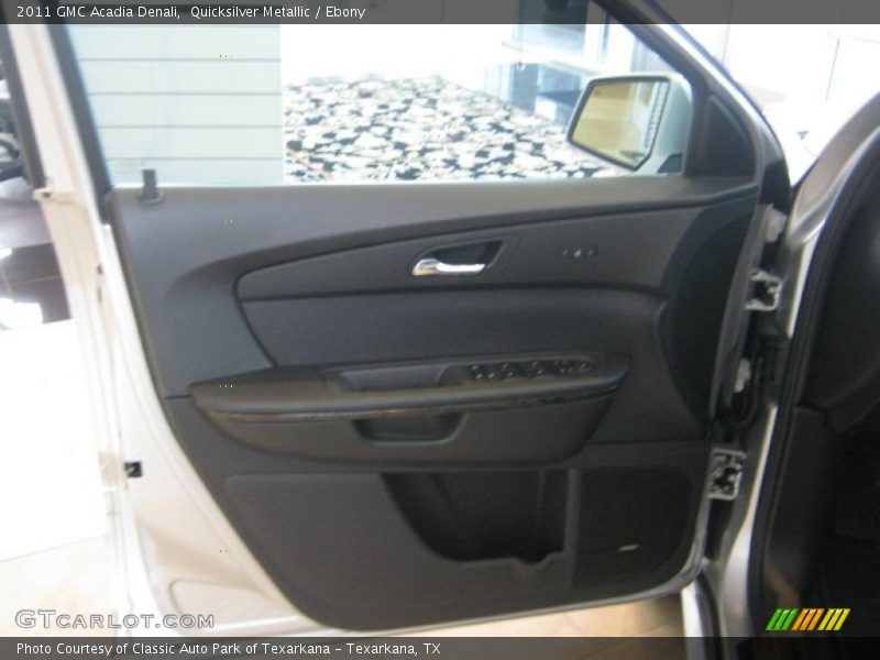 Quicksilver Metallic / Ebony 2011 GMC Acadia Denali