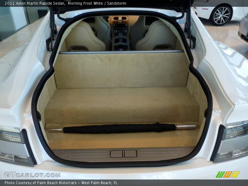  2011 Rapide Sedan Trunk