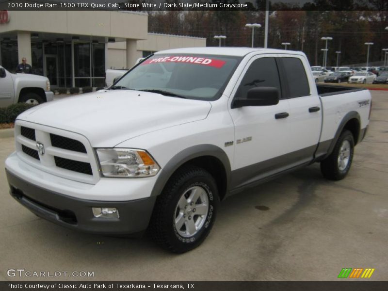Stone White / Dark Slate/Medium Graystone 2010 Dodge Ram 1500 TRX Quad Cab