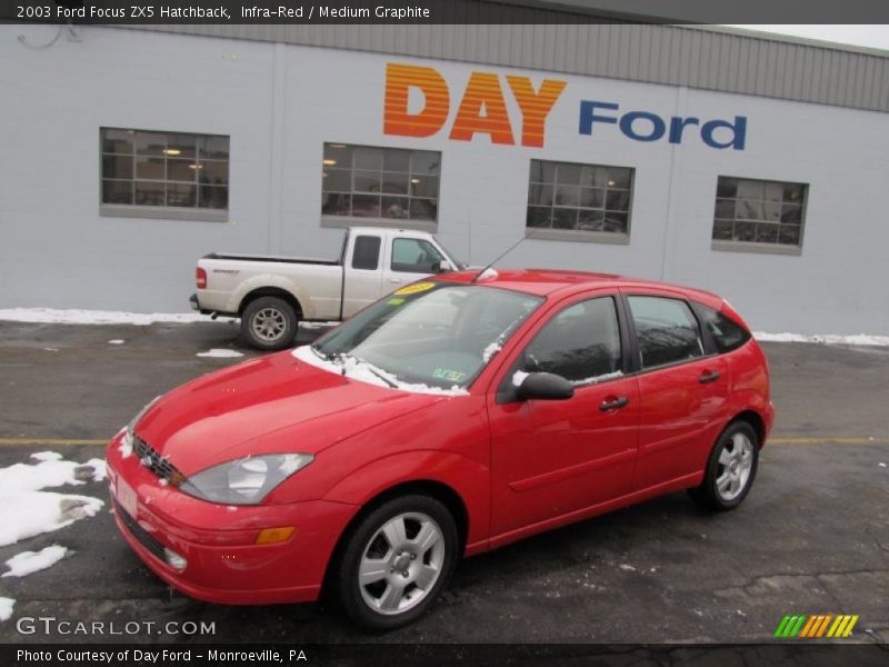 Infra-Red / Medium Graphite 2003 Ford Focus ZX5 Hatchback