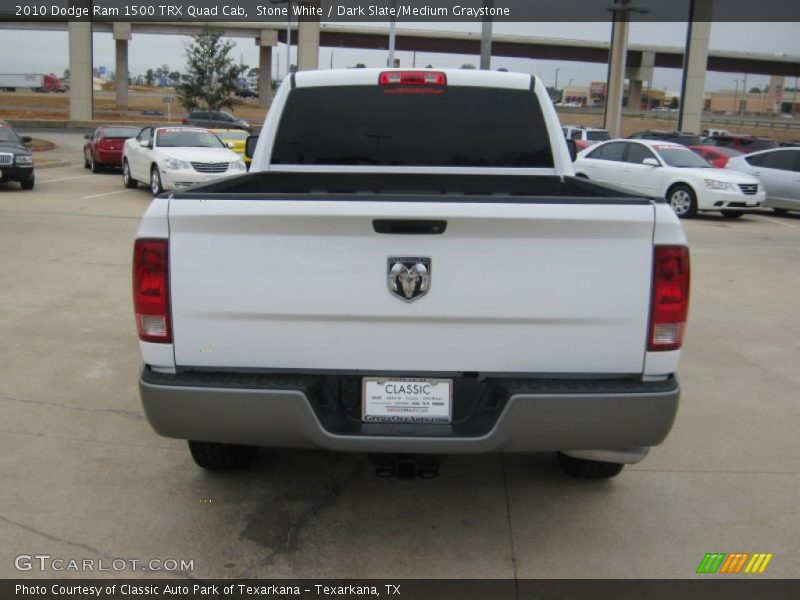 Stone White / Dark Slate/Medium Graystone 2010 Dodge Ram 1500 TRX Quad Cab