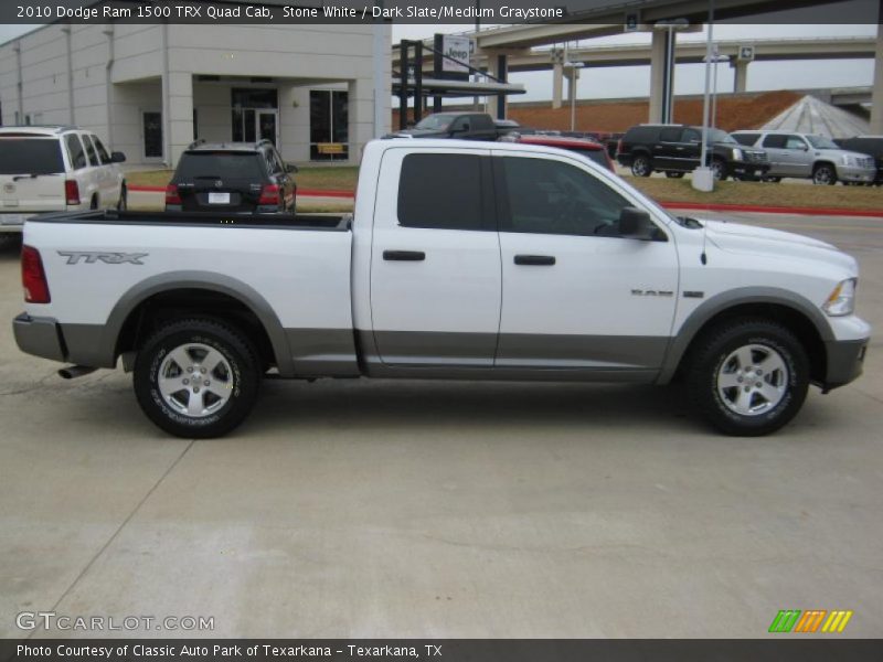 Stone White / Dark Slate/Medium Graystone 2010 Dodge Ram 1500 TRX Quad Cab