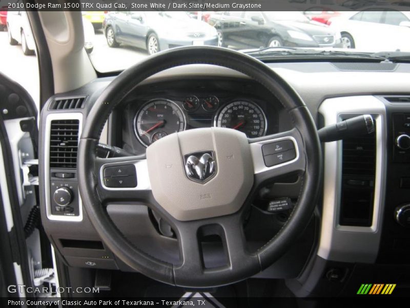 Stone White / Dark Slate/Medium Graystone 2010 Dodge Ram 1500 TRX Quad Cab