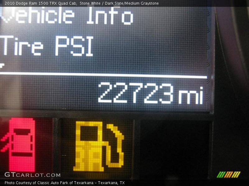 Stone White / Dark Slate/Medium Graystone 2010 Dodge Ram 1500 TRX Quad Cab