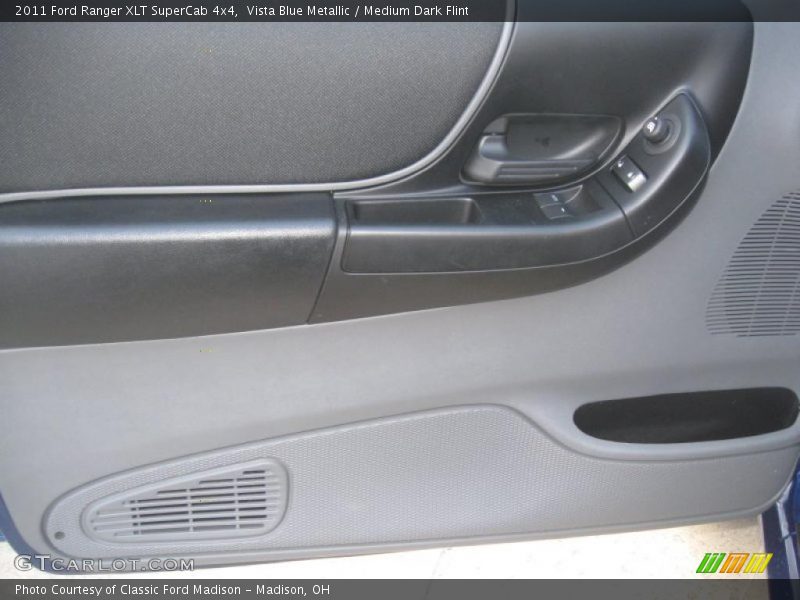 Vista Blue Metallic / Medium Dark Flint 2011 Ford Ranger XLT SuperCab 4x4