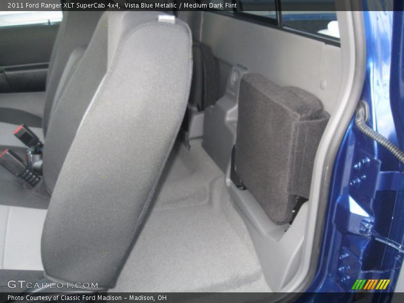 Vista Blue Metallic / Medium Dark Flint 2011 Ford Ranger XLT SuperCab 4x4