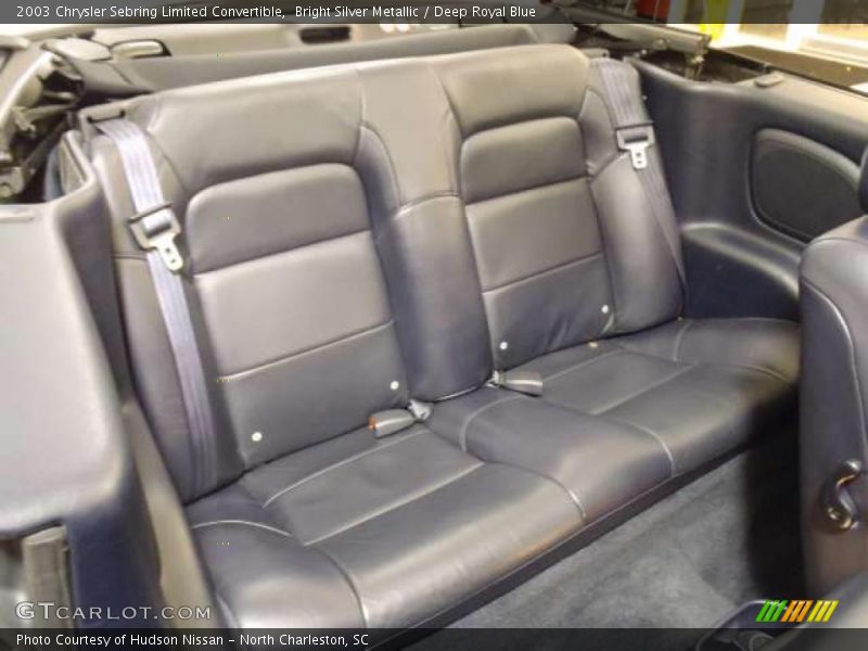  2003 Sebring Limited Convertible Deep Royal Blue Interior