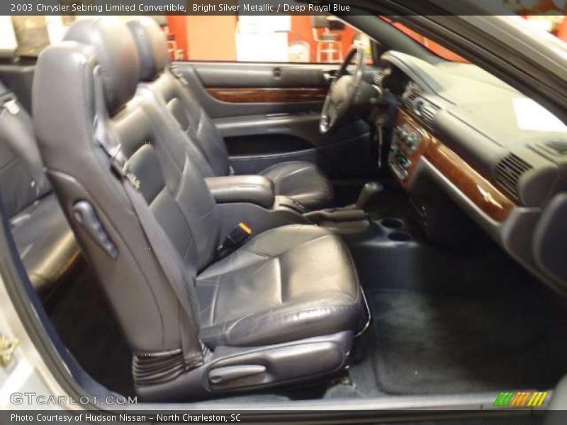  2003 Sebring Limited Convertible Deep Royal Blue Interior