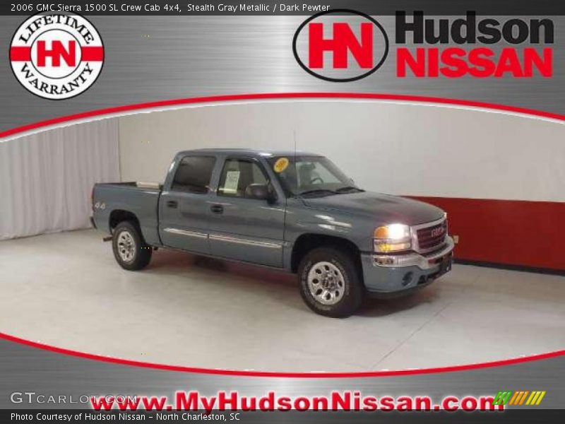Stealth Gray Metallic / Dark Pewter 2006 GMC Sierra 1500 SL Crew Cab 4x4