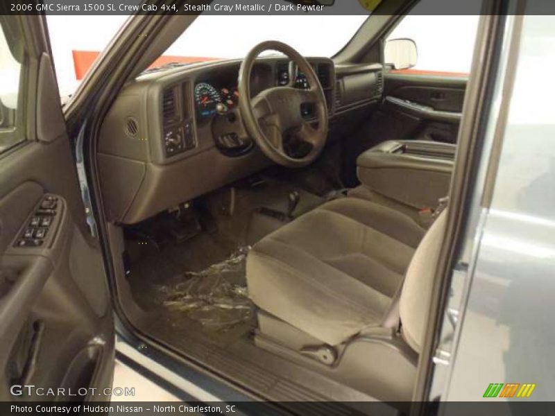 Stealth Gray Metallic / Dark Pewter 2006 GMC Sierra 1500 SL Crew Cab 4x4