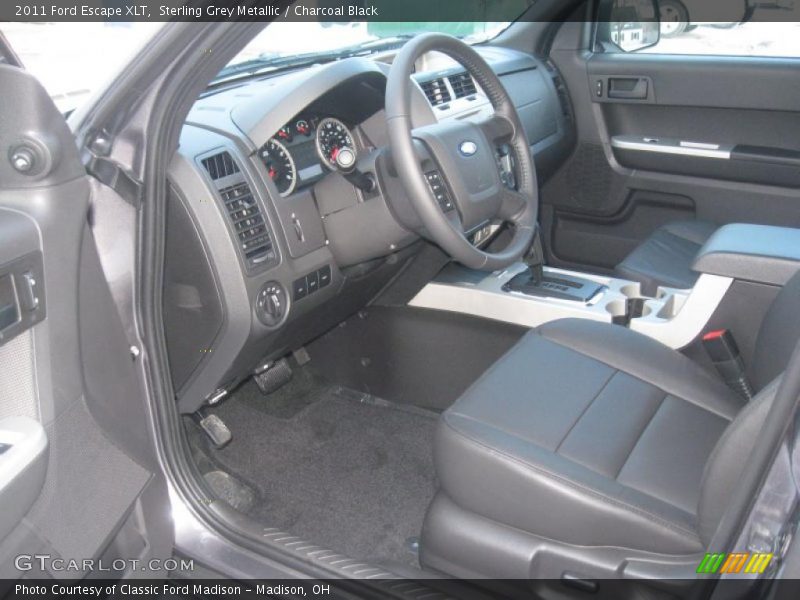 Sterling Grey Metallic / Charcoal Black 2011 Ford Escape XLT