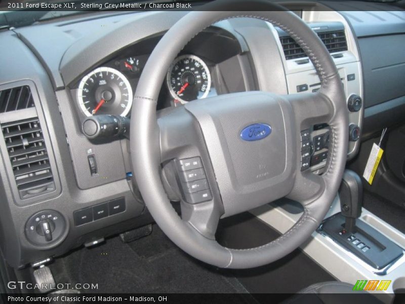 Sterling Grey Metallic / Charcoal Black 2011 Ford Escape XLT