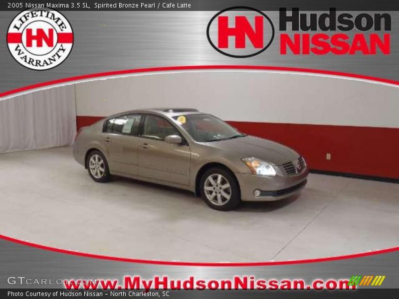 Spirited Bronze Pearl / Cafe Latte 2005 Nissan Maxima 3.5 SL