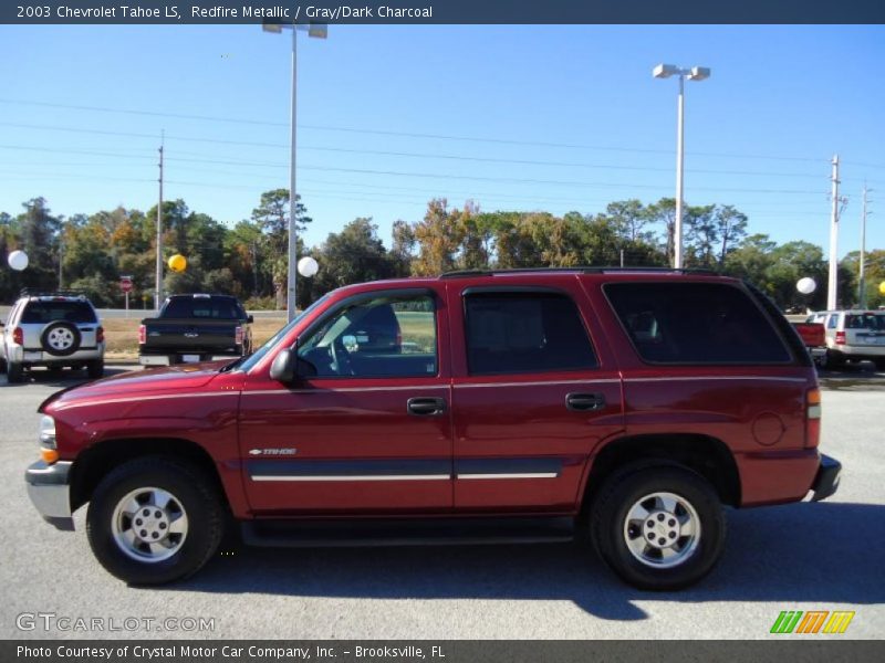 Redfire Metallic / Gray/Dark Charcoal 2003 Chevrolet Tahoe LS