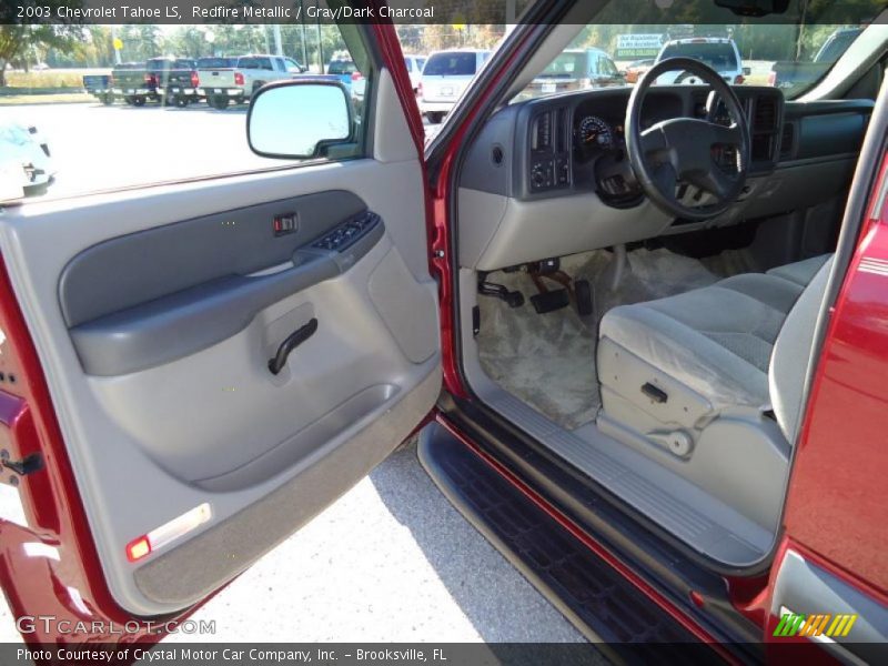 Redfire Metallic / Gray/Dark Charcoal 2003 Chevrolet Tahoe LS