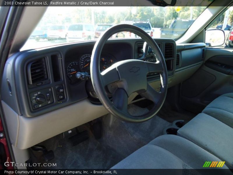 Gray/Dark Charcoal Interior - 2003 Tahoe LS 