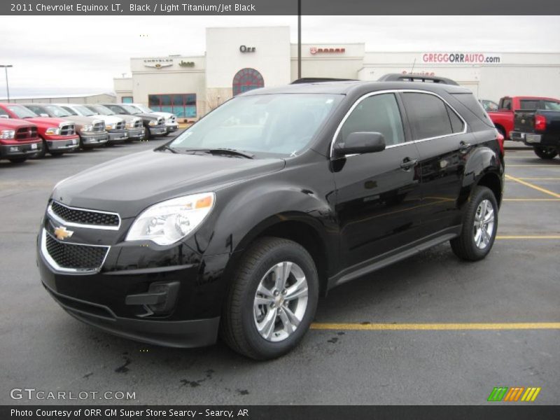 Black / Light Titanium/Jet Black 2011 Chevrolet Equinox LT