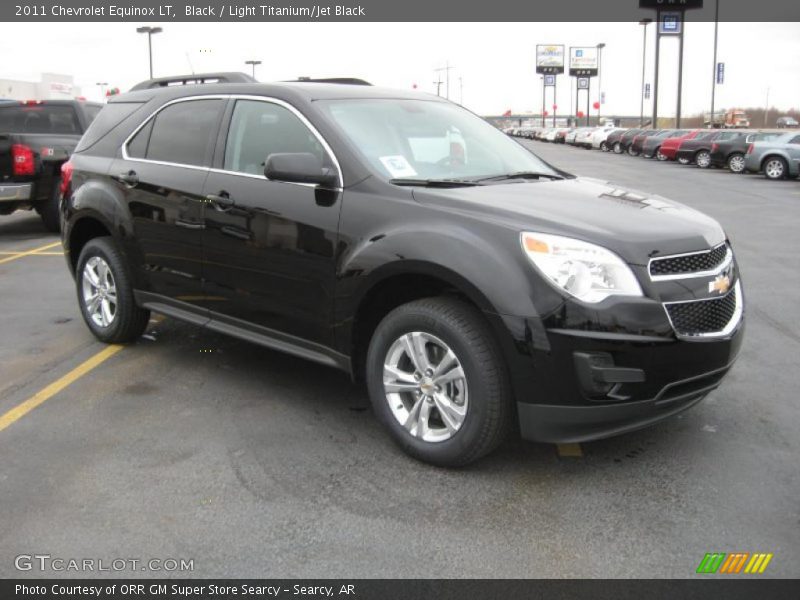 Black / Light Titanium/Jet Black 2011 Chevrolet Equinox LT