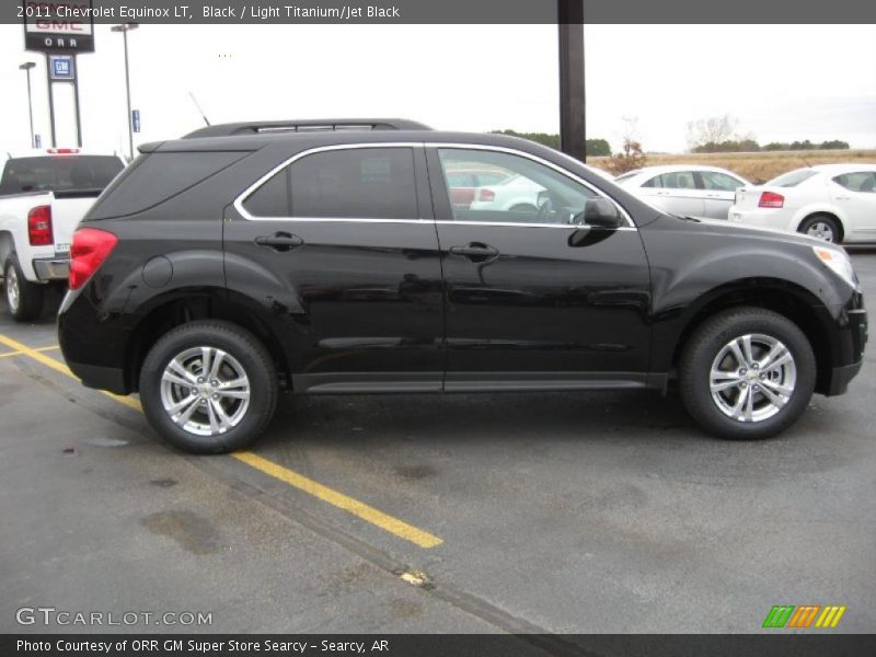 Black / Light Titanium/Jet Black 2011 Chevrolet Equinox LT