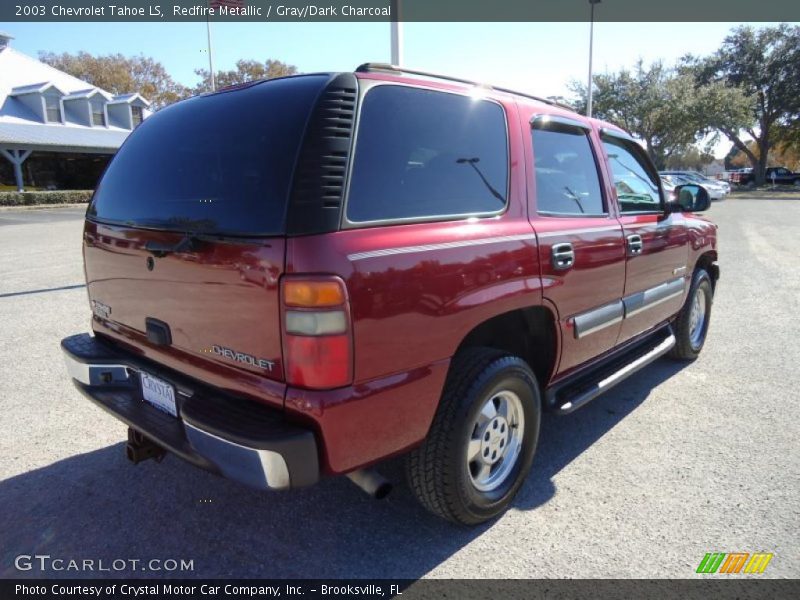 Redfire Metallic / Gray/Dark Charcoal 2003 Chevrolet Tahoe LS