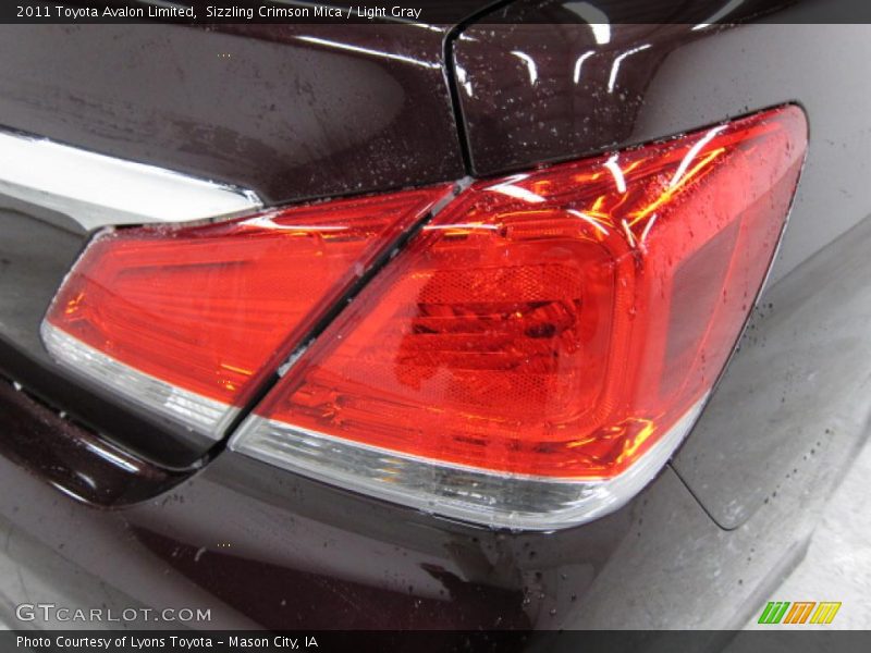 Sizzling Crimson Mica / Light Gray 2011 Toyota Avalon Limited