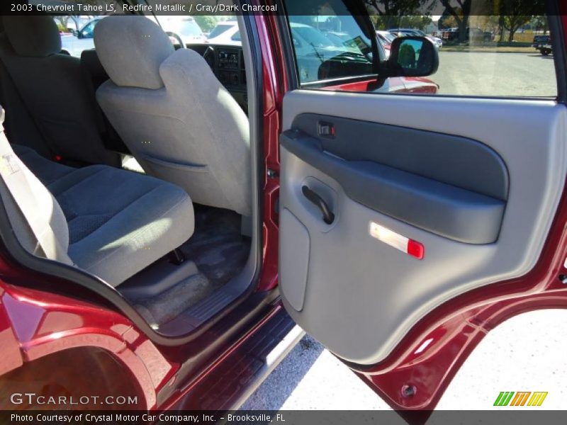 Redfire Metallic / Gray/Dark Charcoal 2003 Chevrolet Tahoe LS