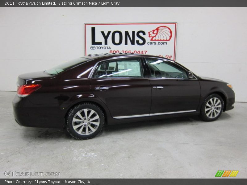 Sizzling Crimson Mica / Light Gray 2011 Toyota Avalon Limited