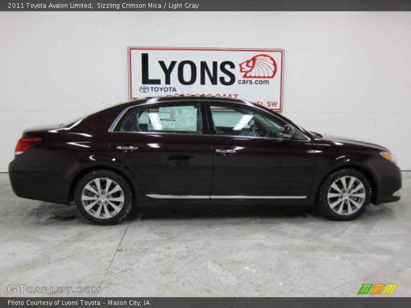 Sizzling Crimson Mica / Light Gray 2011 Toyota Avalon Limited