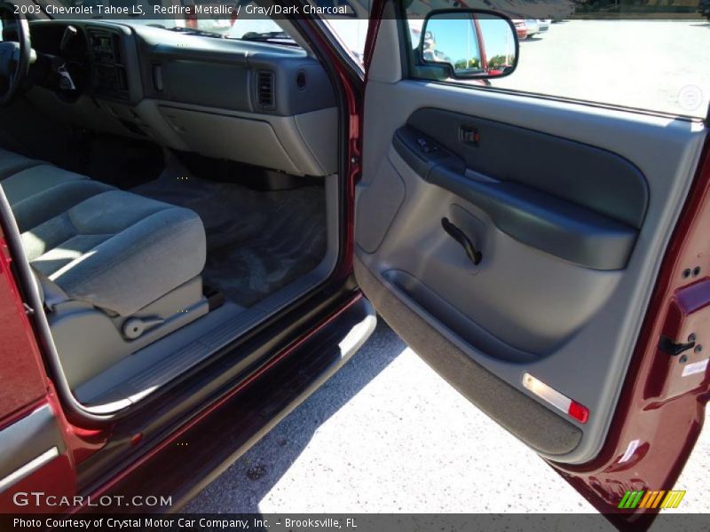 Redfire Metallic / Gray/Dark Charcoal 2003 Chevrolet Tahoe LS