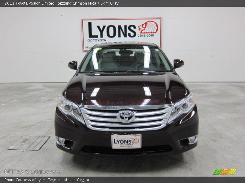Sizzling Crimson Mica / Light Gray 2011 Toyota Avalon Limited