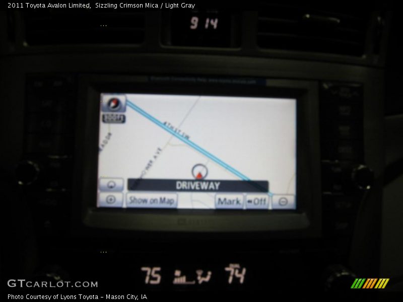Sizzling Crimson Mica / Light Gray 2011 Toyota Avalon Limited