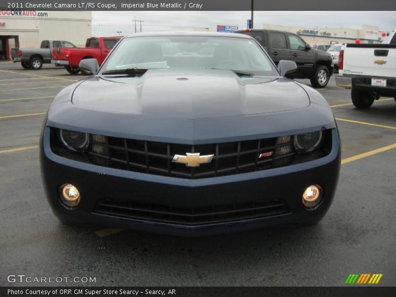 Imperial Blue Metallic / Gray 2011 Chevrolet Camaro LT/RS Coupe