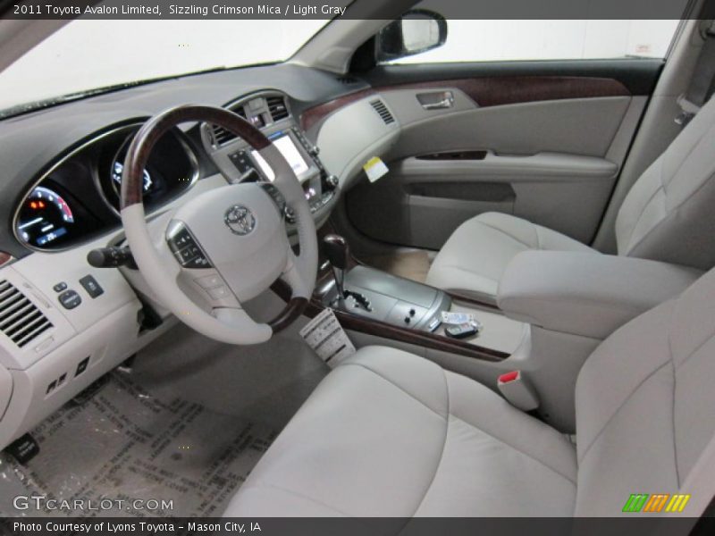 Sizzling Crimson Mica / Light Gray 2011 Toyota Avalon Limited