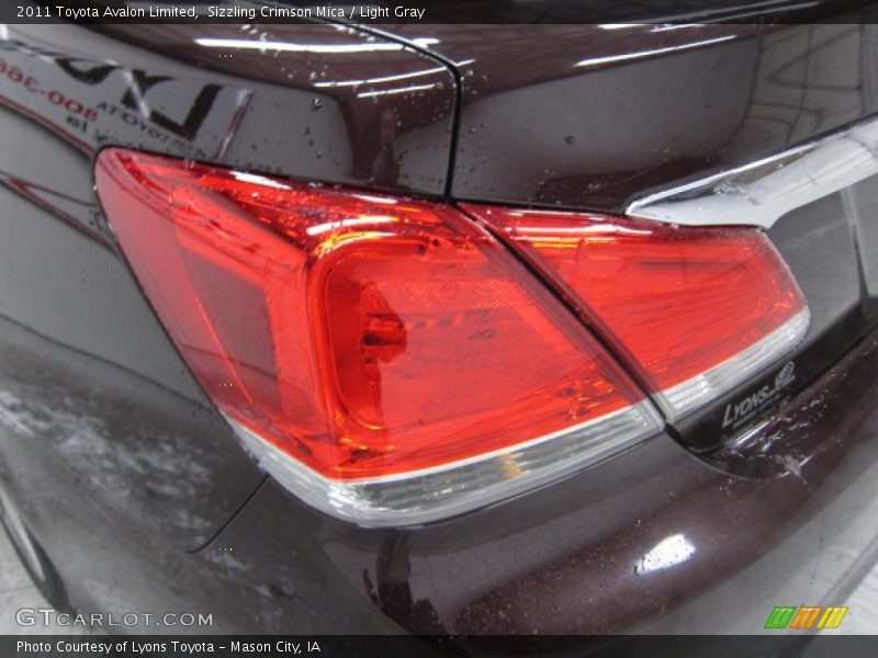 Sizzling Crimson Mica / Light Gray 2011 Toyota Avalon Limited