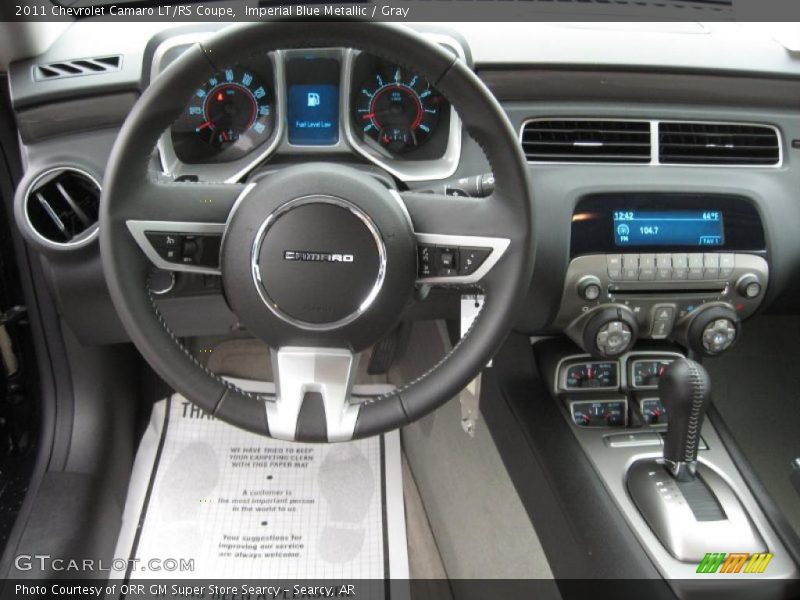 Imperial Blue Metallic / Gray 2011 Chevrolet Camaro LT/RS Coupe