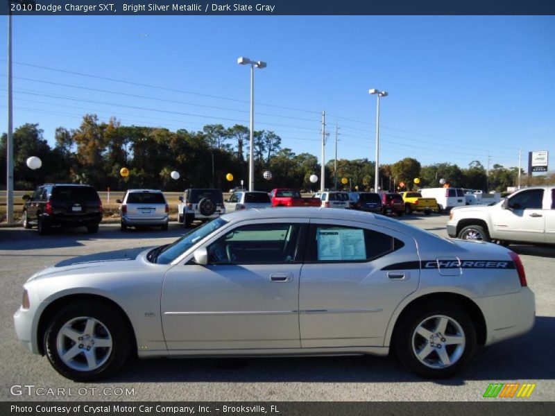 Bright Silver Metallic / Dark Slate Gray 2010 Dodge Charger SXT
