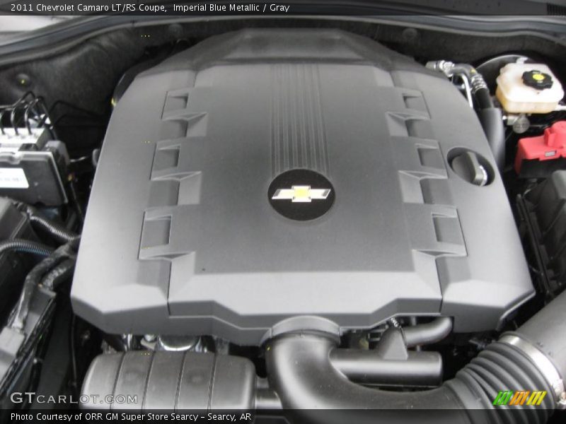 Imperial Blue Metallic / Gray 2011 Chevrolet Camaro LT/RS Coupe
