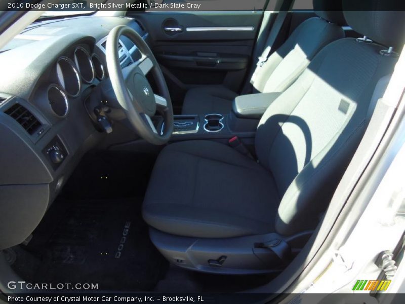 Bright Silver Metallic / Dark Slate Gray 2010 Dodge Charger SXT
