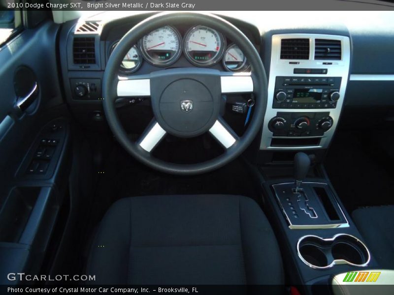 Bright Silver Metallic / Dark Slate Gray 2010 Dodge Charger SXT