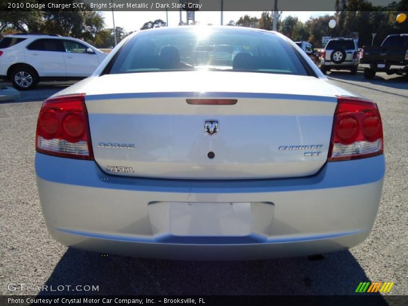 Bright Silver Metallic / Dark Slate Gray 2010 Dodge Charger SXT