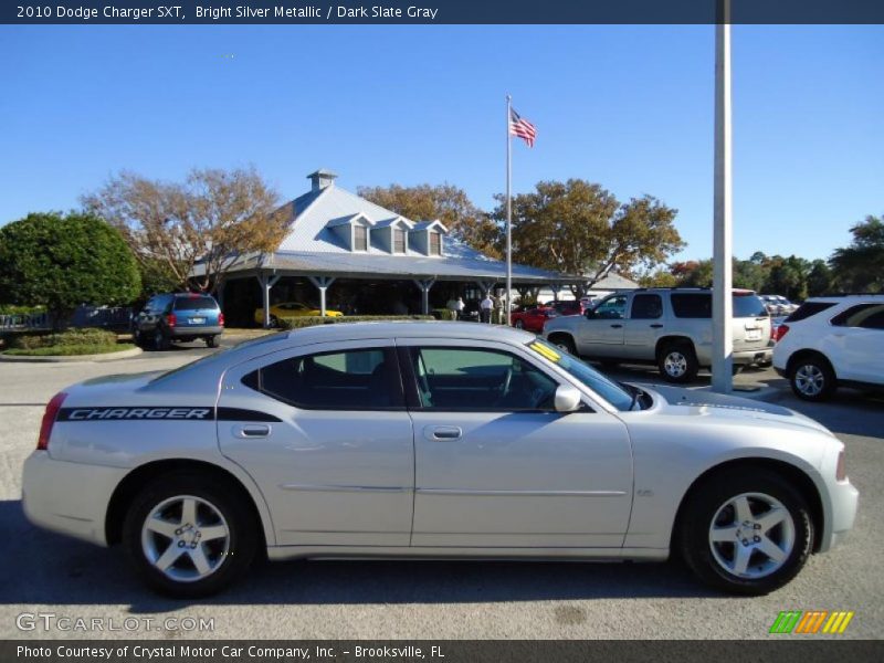 Bright Silver Metallic / Dark Slate Gray 2010 Dodge Charger SXT
